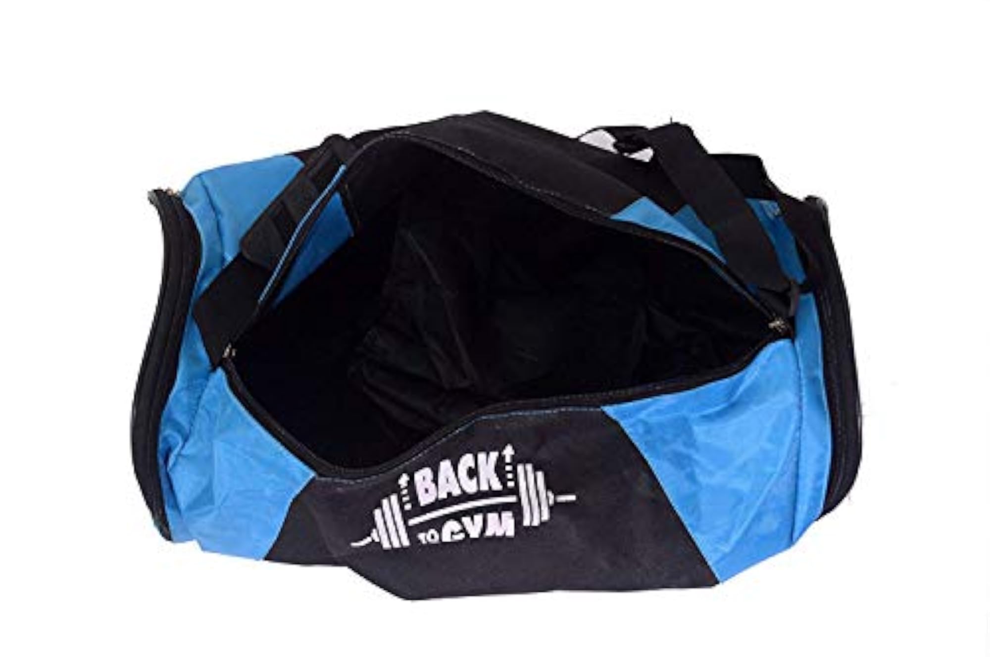 Blue Gym Sport Duffle Bag with Shoe Compartment