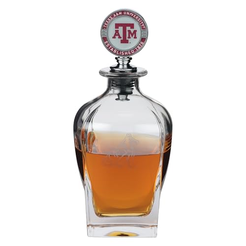 The Memory Company Officially Licensed Decanter with Mascot Stopper, Texas A&M University by The Memory Company - Used condition - US$17.18