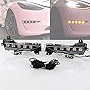 2 Pieces/lot Car LED Daytime Running Lights Assembly Front Fog Light Flowing Turn Signal DRL for Tesla Model 3 2018 2019 2020 2021