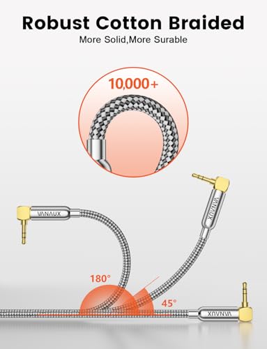 Cable auxiliar 3.5mm Jack para audio en auto 3 m miniatura 5