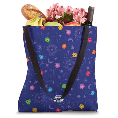 Bolso tote con diseño de las Lumas galácticas de The Super Mario Galaxy Movie miniatura 4