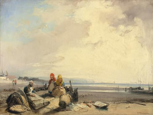 Art mural Côte D'opale reproduction haut de gamme Richard Parkes Bonington 60x90