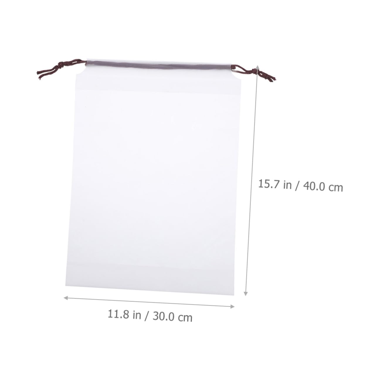 PACKOVE Sacchetti per Scarpe da Viaggio 30 Pezzi in Eva Trasparente Opaco Coulisse, Organizer Resistente Agli Urti 30x40 Cm per Valigia e Palestra