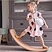 Produktbild Kinder Wippe aus Holz Balancebretter Kids Balance Board Multi-Activity Kurvige Lernspielzeug für Wobble Spin Sportstudio im Haus aus Holz Fitness Wobble Balance Board
