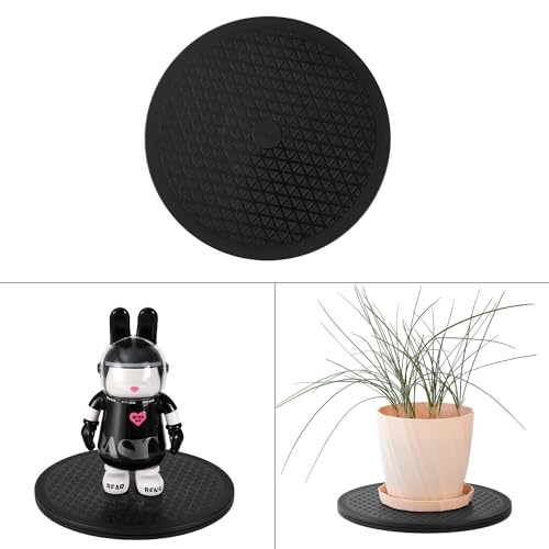 Image of ZZRANYE 10 Inch Heavy Duty Rotating Swivel Stand - 360 Degree Rotating Lazy Susan Base with Steel Ball Bearings for Model Base /Rotating Plants /Crafts Stand Monitor /TV /Monitors /Potted Plants