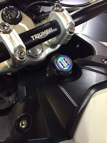Image of Cliff Top Motorcycle Hella DIN USB Charger 2.1A Compatible with BMW Triumph | 2.1A USB output, Hella DIN /Powerlet plug, compatible with BMW and Triumph Tiger motorcycles, phone /GPS charging cable adapter