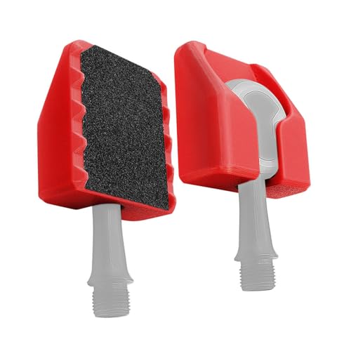 Anti-Slip Bike Pedal Converters, Clipless to Flat Step Adapters, Enhanced Control, & Portable Cycling Pedal Accessories for Peda