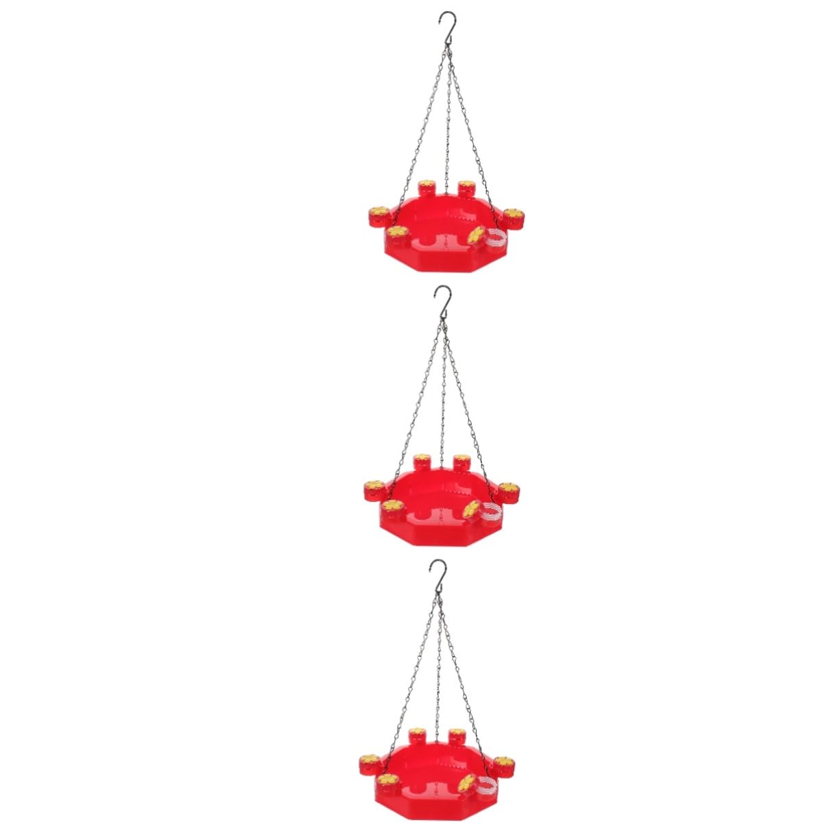 3 Juegos de comedero para colibríes, comedero para pinzones, Refugio para Jaula de pájaros, Bandeja Colgante para Comida para pájaros, comederos para pájaros pequeños, Accesorios para colibríes, cuen
