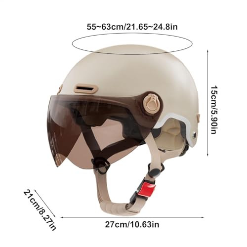 Casco de bicicleta de montaña reflectante con gafas cortavientos para patinete 7
