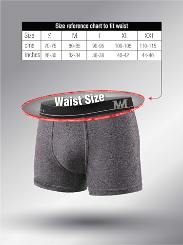 Image of Macroman M-Series MW Signature Collection By Rohit Bal Premium Cotton Polyester Spandex Mens Trunks