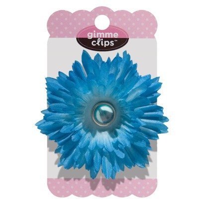 GIMMEClips - Surf Blue Flower Hair Clip