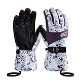 TOWARDSNAN Unisex Thermo Skihandschuhe Winddicht Für Männer Und Frauen Kaltes Wetter Skifahren Snowboarden Isolierte Skihandschuhe