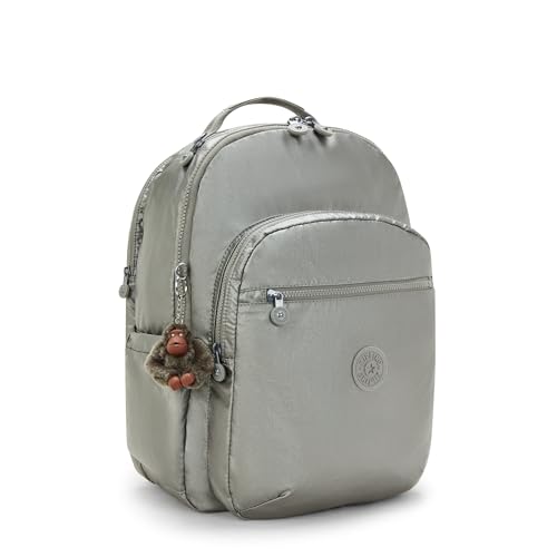 Image of Kipling Women's Seoul Extra Large 17 inch Laptop Backpack, Durable, Roomy with Padded Shoulder Straps, Built-In Protective Sleeve
