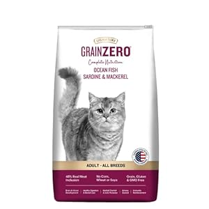 Signature Grain Zero Ocean Fish, Sardine, and Mackerel Adult Dry Cat Food 1.2kg