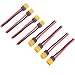 XT60 Male Female Connector Cable with Sheath Housing Connector with 100mm 12AWG Silicon Wire for RC Lipo Battery FPV Drone ESC (4 pcs)