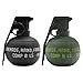 Imagen de Zhongren M67 Granadas de Mano Ejército Juguete táctico CS Cuentas de Agua Airsoft Granada Juguetes Batalla Agua Juego Bolas Rellenar Juego de rol Juego de Vestir Set Regalo para 14+