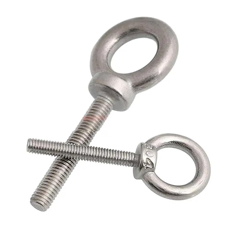 Pernos de ojo con rosca macho para elevación, Paquete de rosca M3-M20 cáncamo elevación acero 304 13 for pernos cuerda cable marino(150mm,M12(1pc))
