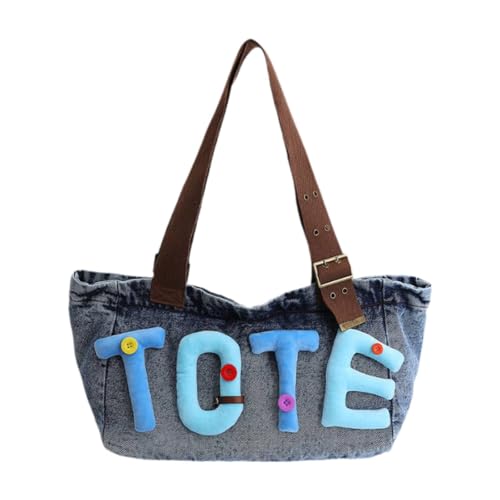 Sac bandoulière en denim bleu jean besace femme homme pour le quotidien