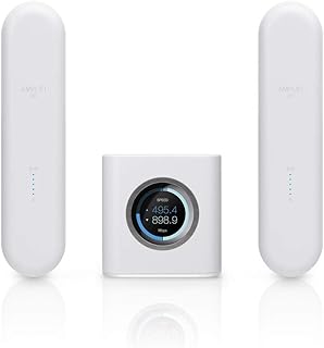 AmpliFi HD WiFi System by Ubiquiti Labs, Seamless Whole Home Wireless Internet Coverage, HD WiFi Router, 2 Mesh Points, 4 Gigabit Ethernet, 1 WAN Port, Ethernet Cable (AmpliFi HD UniBody)
