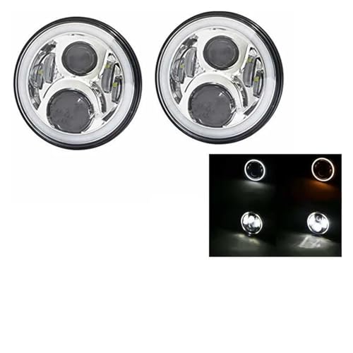 Phare LED 7 Pouces pour Ford Mustang : Solution Éclairage Faible pour Rouler la Nuit en Sécurité