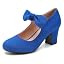 Royal Blue Suede