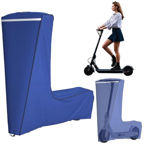 Electric Scooter Cover,1680D Heavy Duty Waterproof and Dustproof Oxford Cloth, UV Resistant & Anti-Scratch, Includes Storage Pouch,A Better Fitting Electric Scooter Cover (61x8x53)