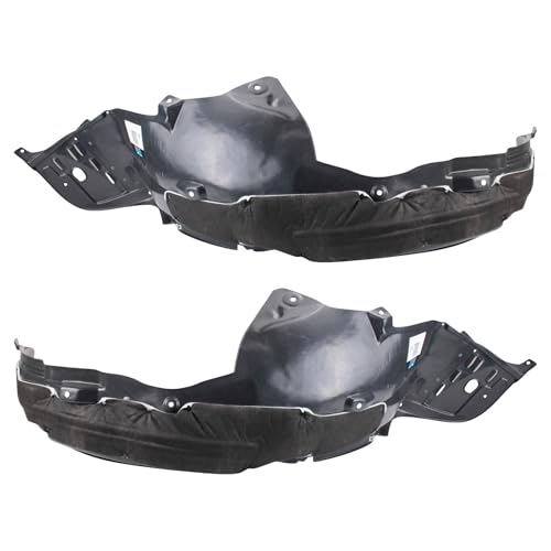 Image of TRQ Inner Fender Liner Set Compatible with 2016-2017 Honda Accord HO1248174 HO1249174