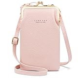 Bolso para Movil Multifunción: La bolso cartera movil tiene una correa de hombro desmontable y ajustable que se puede usar como bolso cruzado / carteras mujer pequeñas / bolsos bandolera de mujer / monedero de mujer pequeño. Puedes combinar cualquier prenda casual, retro y refrescante, convirtiéndola en uno de los bolsos más estilizados y elegantes para tu uso diario.