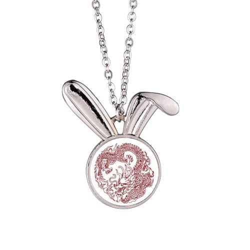 Collier dragon chinois portrait lapin pour sublimer votre style quotidien
