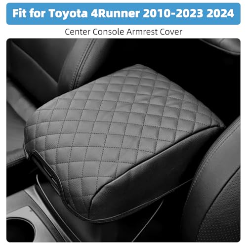 Image of Center Console Armrest Cover for Toyota 4Runner 2010-2023 2024 Fully Covered Anti-Scratch Protector Interior Accessories