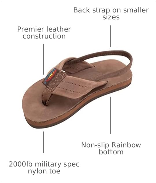 Image of Rainbow Sandals Kid's Single Layer Premier Leather