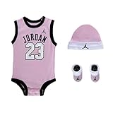 ナイキ ジョーダン 幼児 ジャンプマン エア 23 3点セット (ピンク(LJ0208-A9Y)/ホワイト 0-6か月