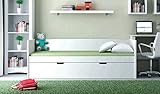 Cama nido de DM blanca lacada Cama Nido Juvenil Doble Blanca LACADA 90x190