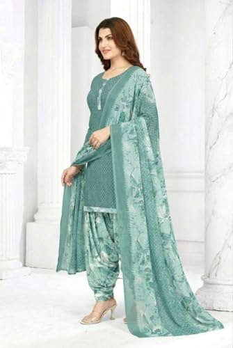 Image of Yashika Women'S Unstitched Crepe Dress Materials | Crepe Salwar Suit For Women | Suit Material For Women Unstitched