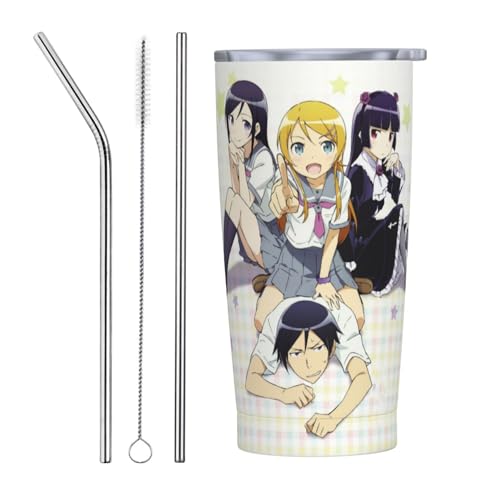 ̖Ȃɉ킯Ȃ Wt R[q[Jbv ^fM }O{g 600ml XeX yʐ݌v Rh~ gїp ItBX oR ʊw  MtgΉ Straw Three-piece Set