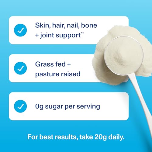 Image of Vital Proteins Collagen Peptides Powder Sample Size- Pasture Raised, Grass Fed, Paleo Friendly, Gluten Free, Single Ingredient (Pack of 5oz)