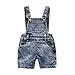 Generic JERFER Overall Sommer Kinder Kleinkind Kind ärmellose Hosenträger Denim Hosen Kleidung
