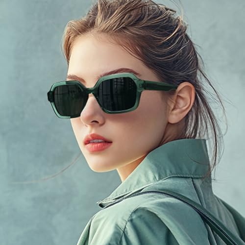 ZENOTTIC Retro Polarized Hexagon Sunglasses for Women Classic Vintage Square Sun Glasses Acetate Shades UV400 Protection2