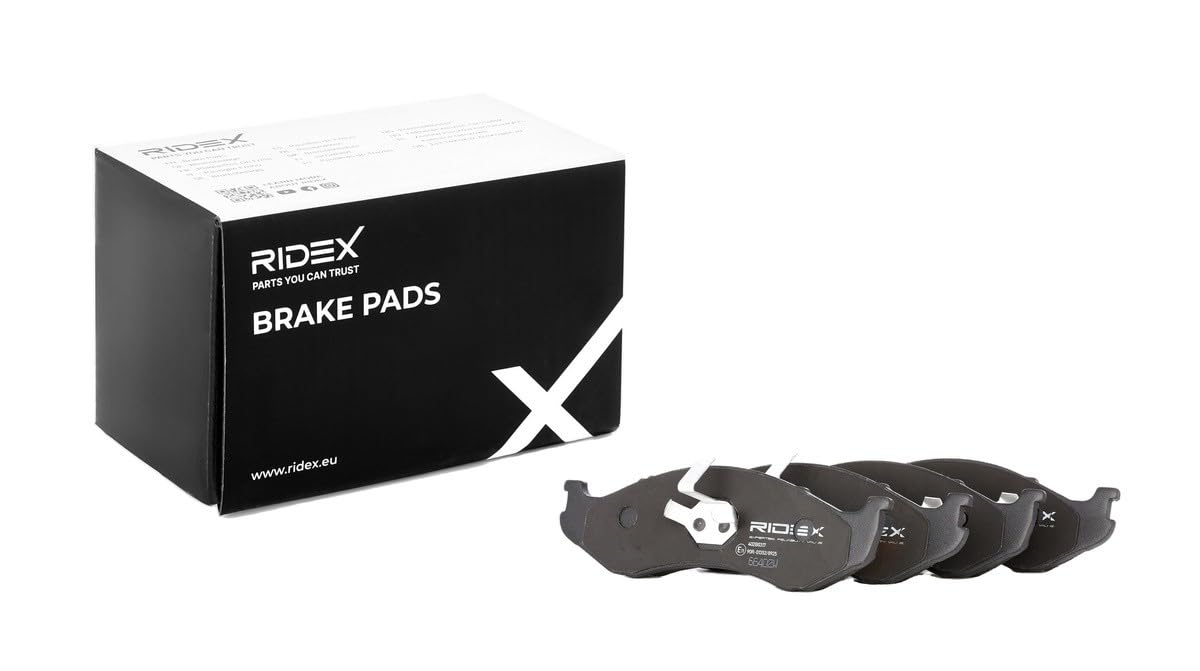 RIDEX 3405B1057 Juego para eje Kit de discos de freno y pastillas Delantero con clip de émbolo Compatible con JEEP Grand Cherokee I ZJ, ZG