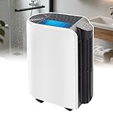 pedenencelia Dehumidifier For Home, 20l/Day Dehumidifier For Home Damp With Touch Screen Display, Quiet Dehumidifiers Smart Humidity Control, 24h Timer,Portable Dehumidifier