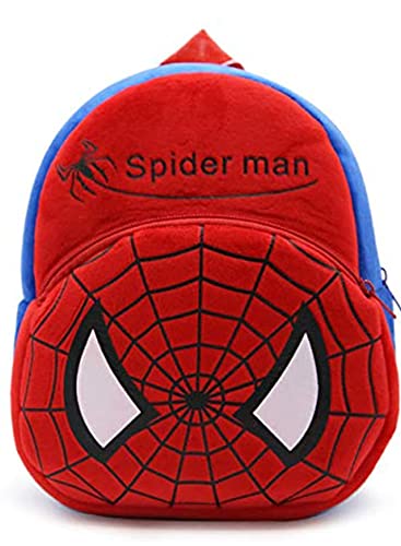 WOOH spiderman Backpacks Kids Bag Nursery Picnic Carry Plush Bags School Bags for Kid Girl and Boy