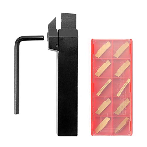 Porta Fresa de Ranurado para Torno con Insertos de Carburo
