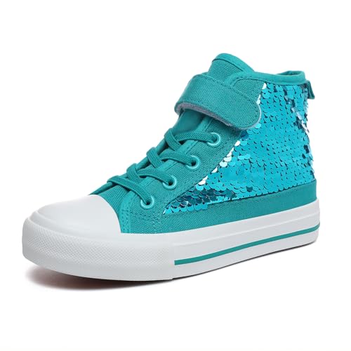 Zoroadke Kids Sparkle Sequins High Top Shoes