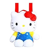 [OBINAERRT] ハローキティ リュック 通園 子供 キッズ モコモコ ぬいぐるみ 軽量 バックパック 女の子 リュックサック 幼稚園 小学生