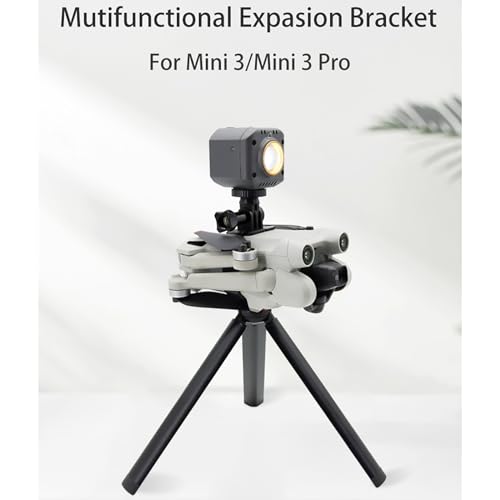 Soporte de extensión superior compatible con GoPro e Insta360 en DJI Mini 3 2