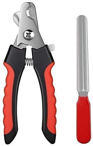 RvPaws Heavy Durability Professional Animal Nail Cutter Clipper Grinder Trimmer Filer for Small And Medium Dog Puppies Cats and Kittens Claw Grooming Tool Set for Dogs