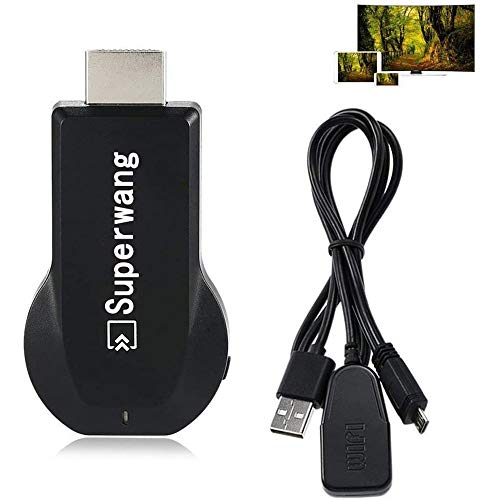 Superwang MiraScreen Dongle 1080P HDMI AV Adapter Cable for Connect Samsung Galaxy S6 S7 S8 Plus Note 8 5 4 3 iOS Apple iPhone iPad Tablet PC to HD TV
