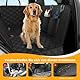 MZROT Hundedecke Auto Rückbank, 4-IN-1 Autoschondecke Hunde Autositz Rückbank Seitenschutz Wasserdicht & Kratzfest Hundematte Autositzbezug Universal für PKWs, LKWs und SUVs, 145 x 137cm (Schwarz)