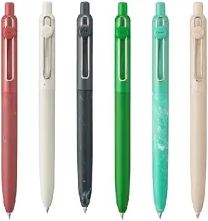 水性ボールペン ZENTO 限定 スタンダードモデル 6本セット(クリーク・ショア・ブラー・グラッシー・シエナ・カモミール）かぎり屋カード付き