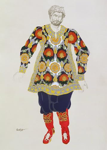 Tableau sur toile Leon Bakst 60x90cm pour une décoration murale élégante